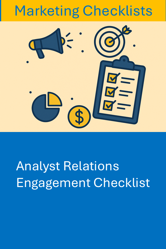 Analyst Relations Engagement Checklist