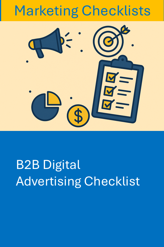 B2B Digital Advertising Checklist