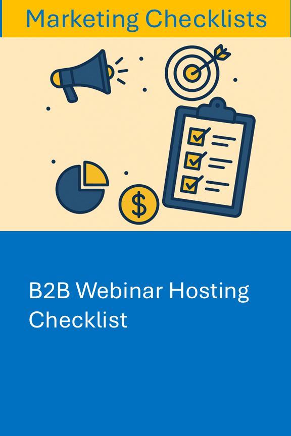 B2B Webinar Hosting Checklist