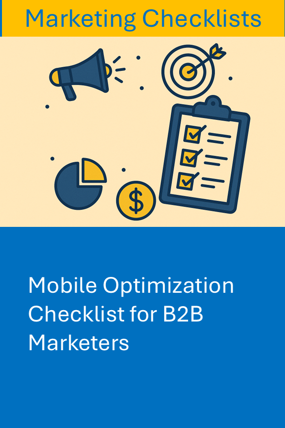 Mobile Optimization Checklist for B2B Marketers