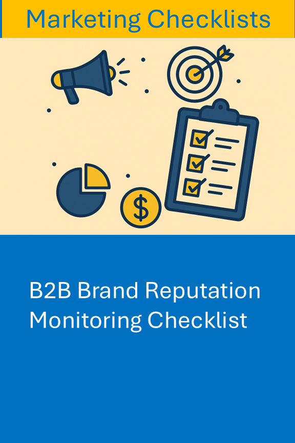 B2B Brand Reputation Monitoring Checklist