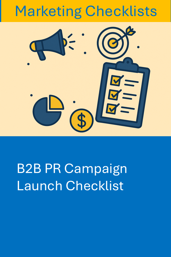 B2B PR Campaign Launch Checklist
