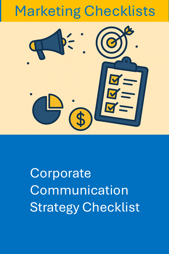 Corporate Communication Strategy Checklist