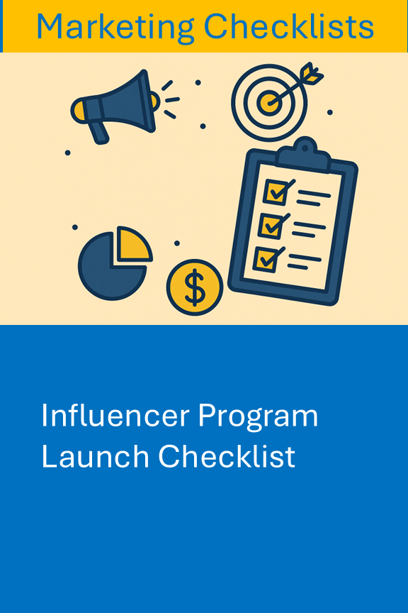 Influencer Program Launch Checklist